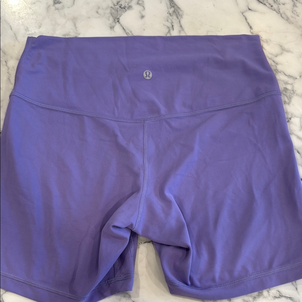 lululemon athletica lavendar purple Bike Shorts High-Waisted